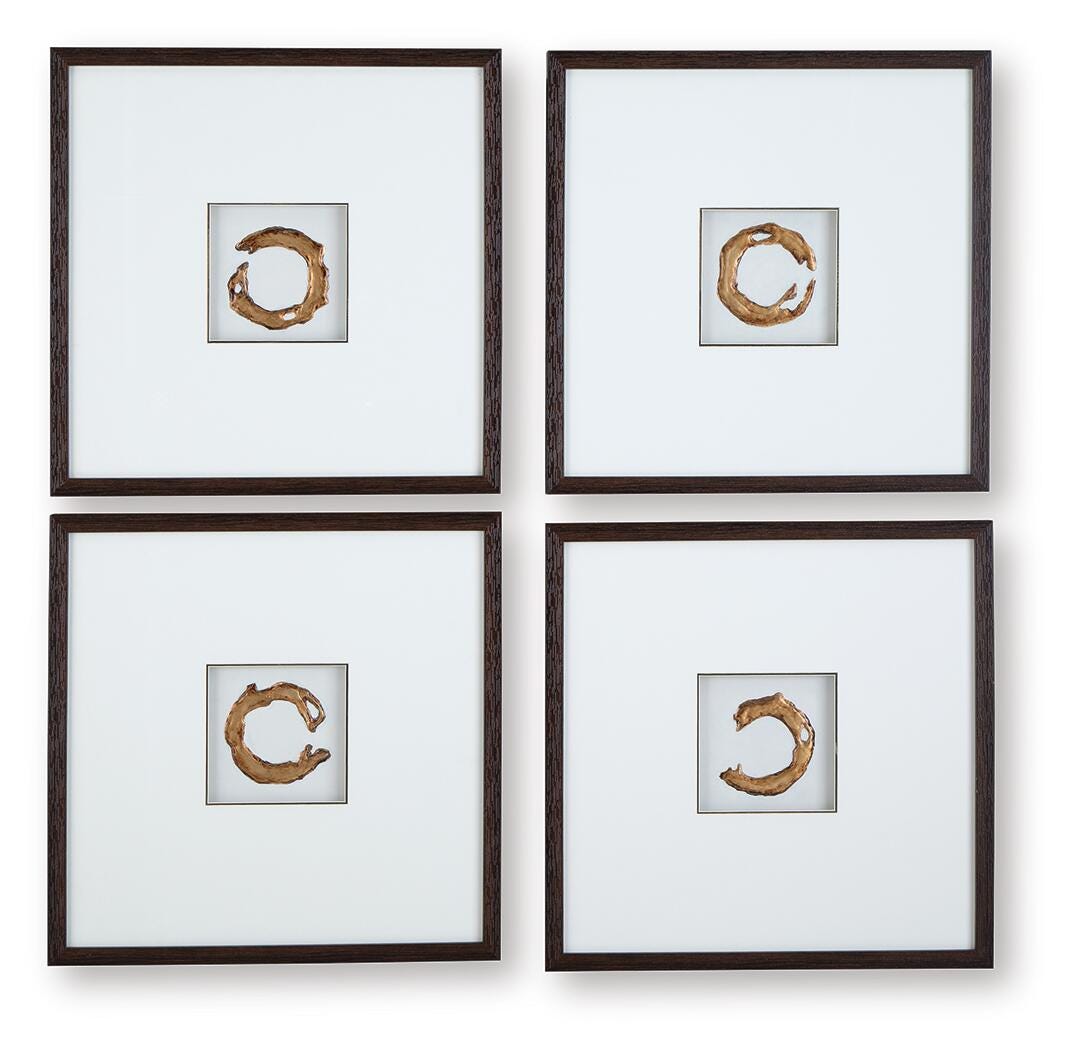 Dallbourne Wall Art (Set of 4), , large