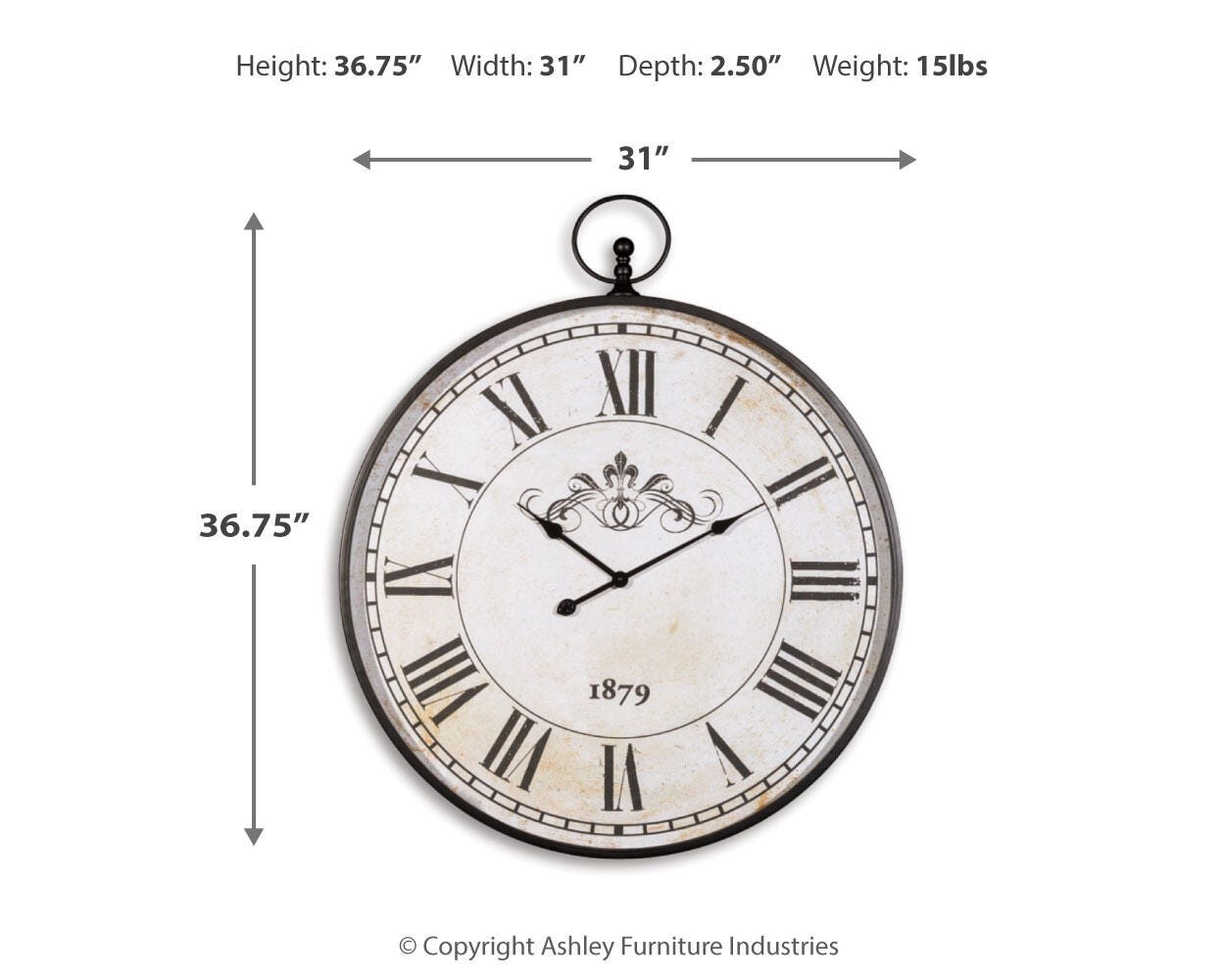 Augustina Wall Clock - image 5