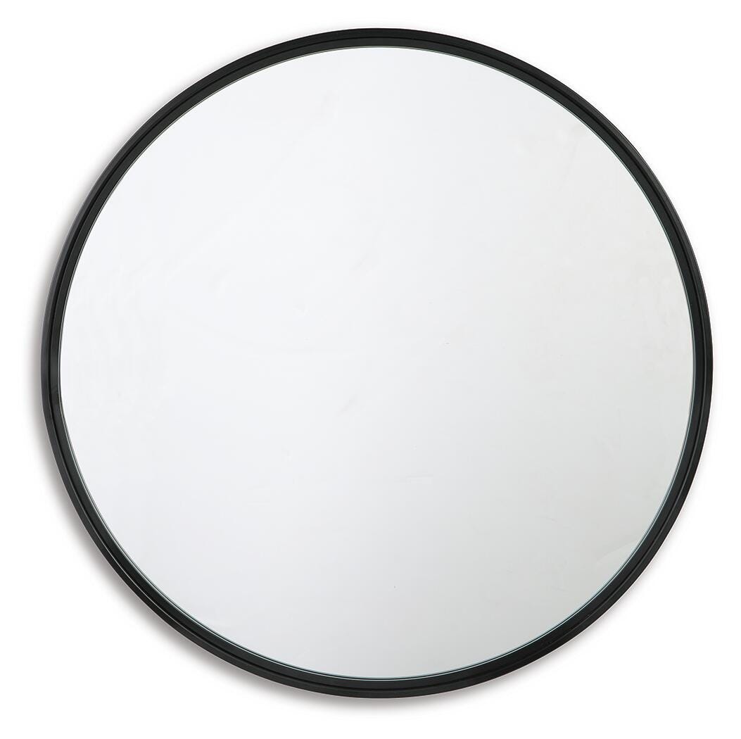 Brocky Accent Mirror, Black, large