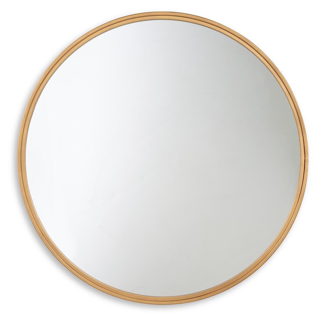 Brocky Accent Mirror, Gold Finish, large