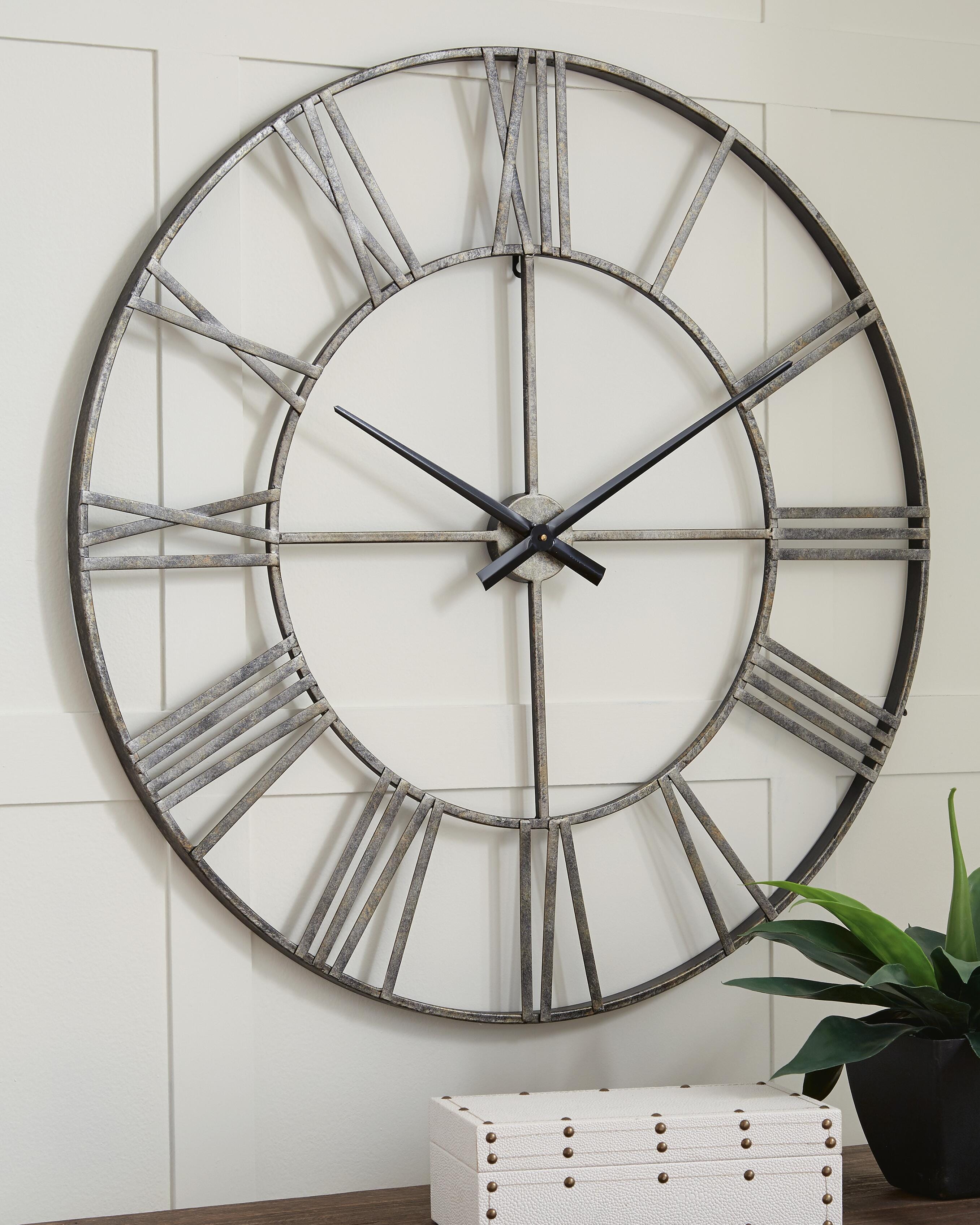 Paquita Metal Wall Clock | Ashley