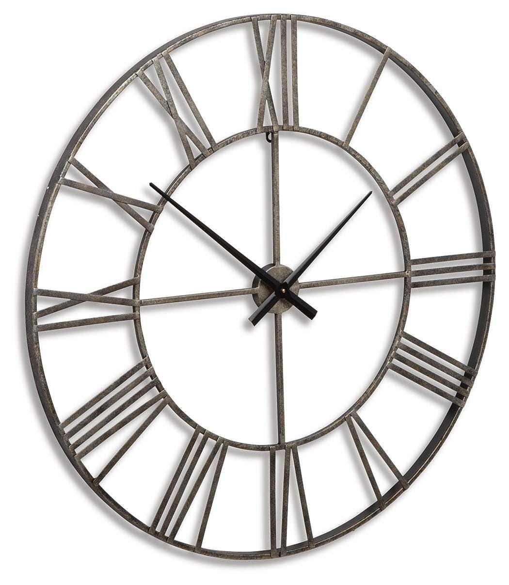 Paquita Metal Wall Clock | Ashley