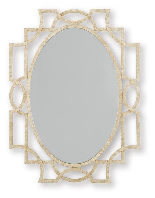 Fulkmore Accent Mirror, Antique Gold Finish
