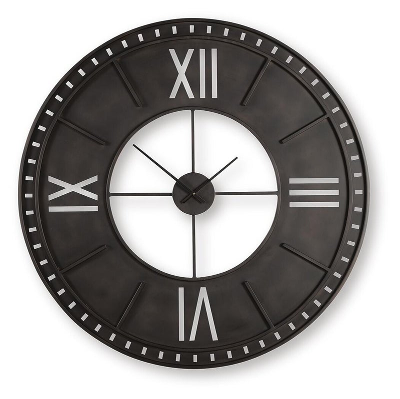 Lytle Wall Clock, Antique Brown