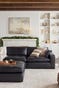 Emilia 5-Piece Sectional, Black, large