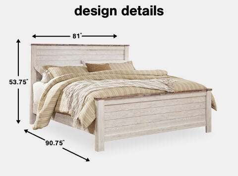 A Plus Content - https://cdn.ashley.com/assets/AHS_Bedroom_Willowton_B267-KPB_PDP_MB_1.jpg