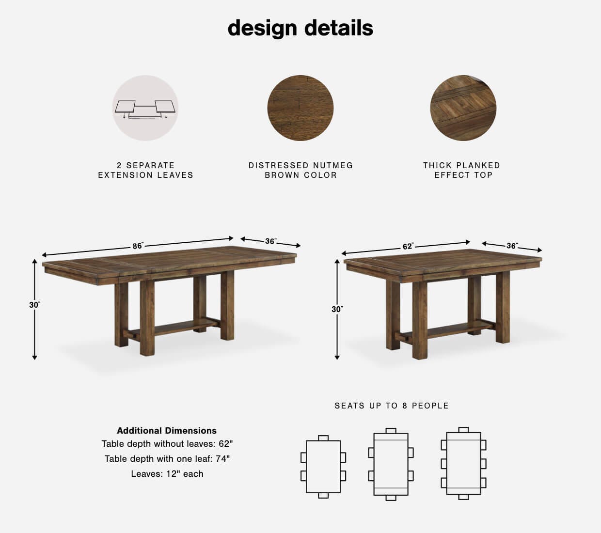 A Plus Content - https://cdn.ashley.com/assets/AHS_Dining_Moriville_D631-45_PDP_DK.jpg