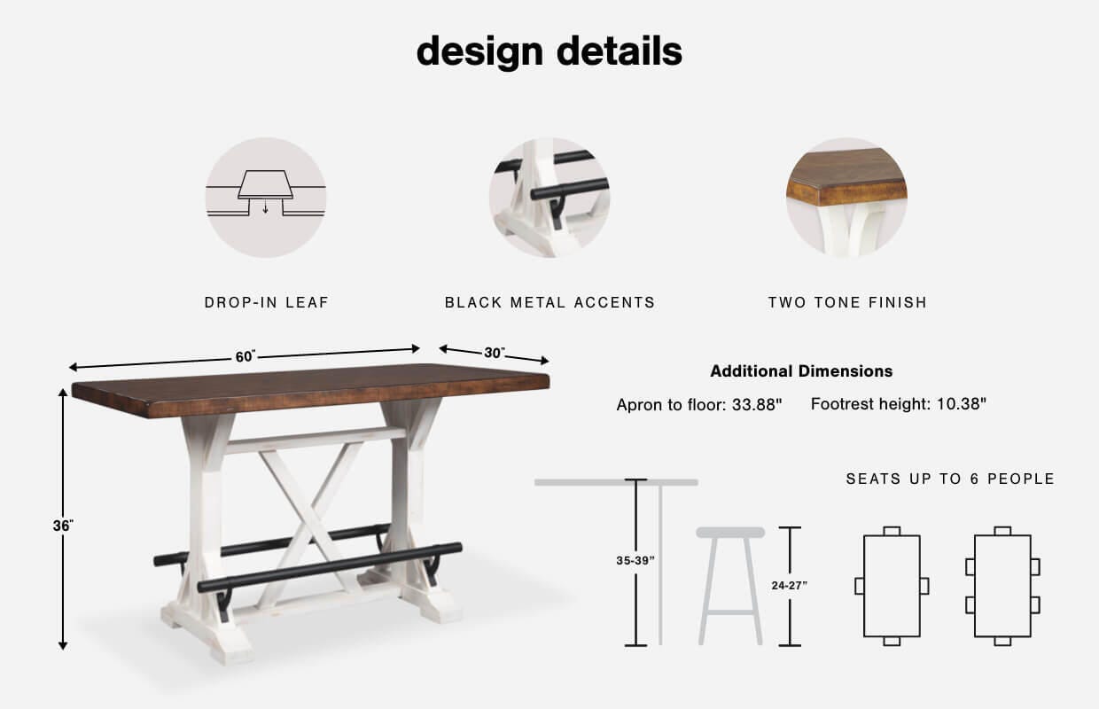A Plus Content - https://cdn.ashley.com/assets/AHS_Dining_Valebeck_D546-13_PDP_DK.jpg