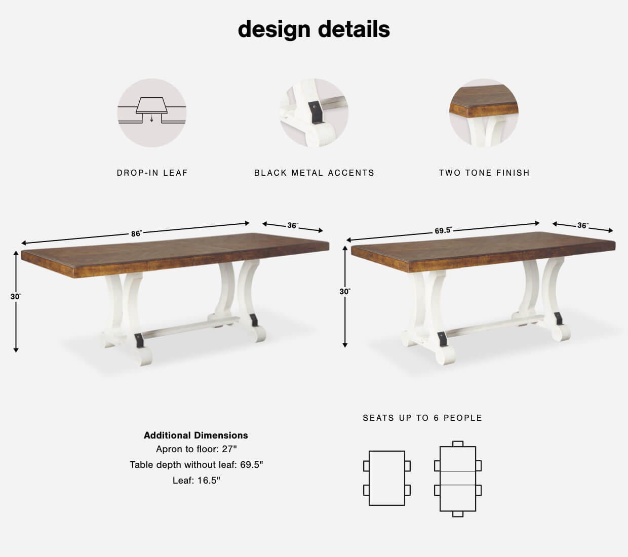 A Plus Content - https://cdn.ashley.com/assets/AHS_Dining_Valebeck_D546-35_PDP_DK.jpg