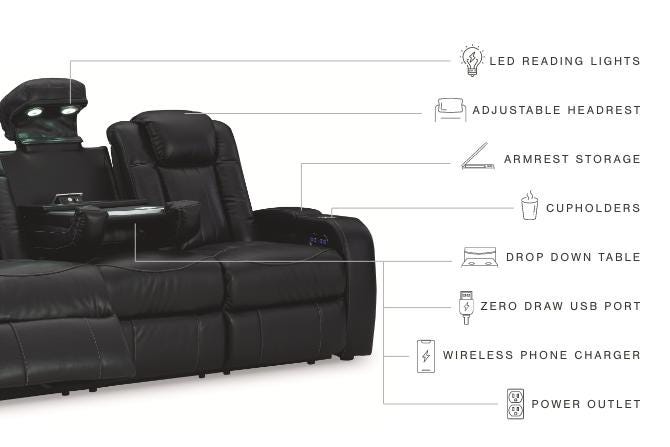 Caveman Den Power Reclining Sofa - image 8