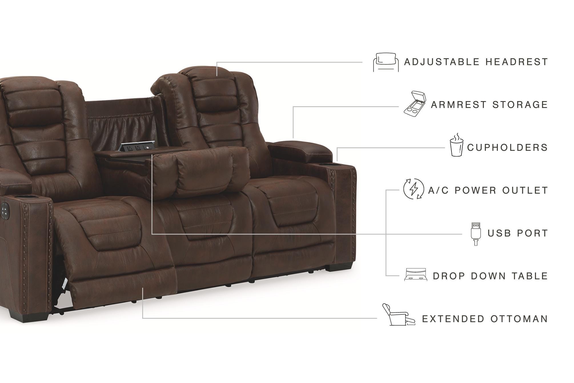 Owner's Box Power Reclining Sofa - image 5