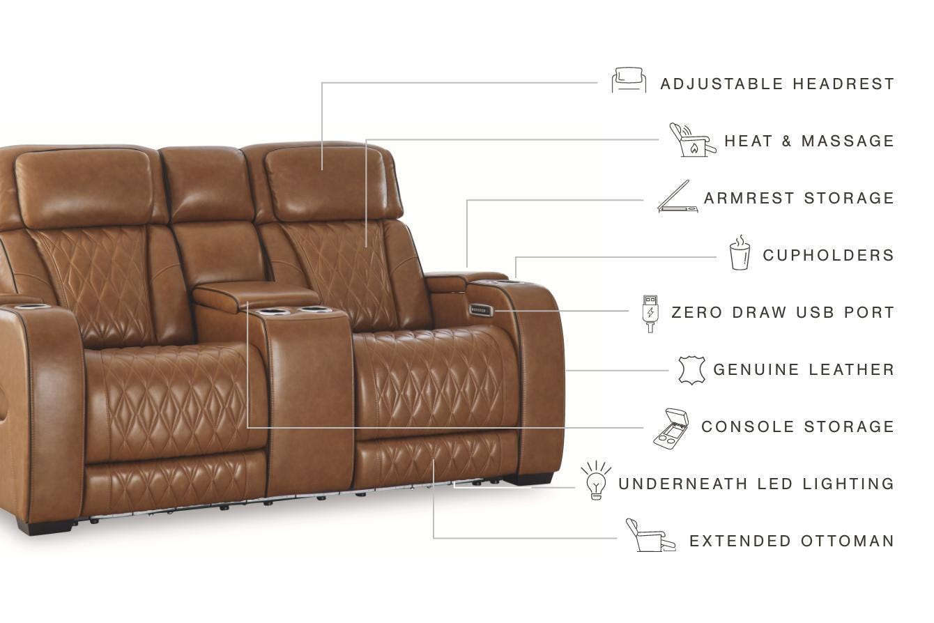 Boyington Power Reclining Loveseat with Console - image 8