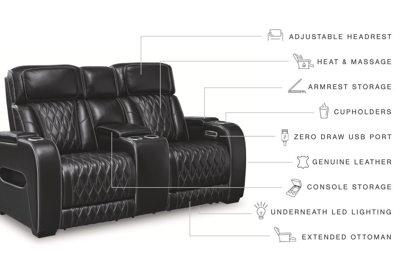 Boyington Power Reclining Loveseat with Console - image 9