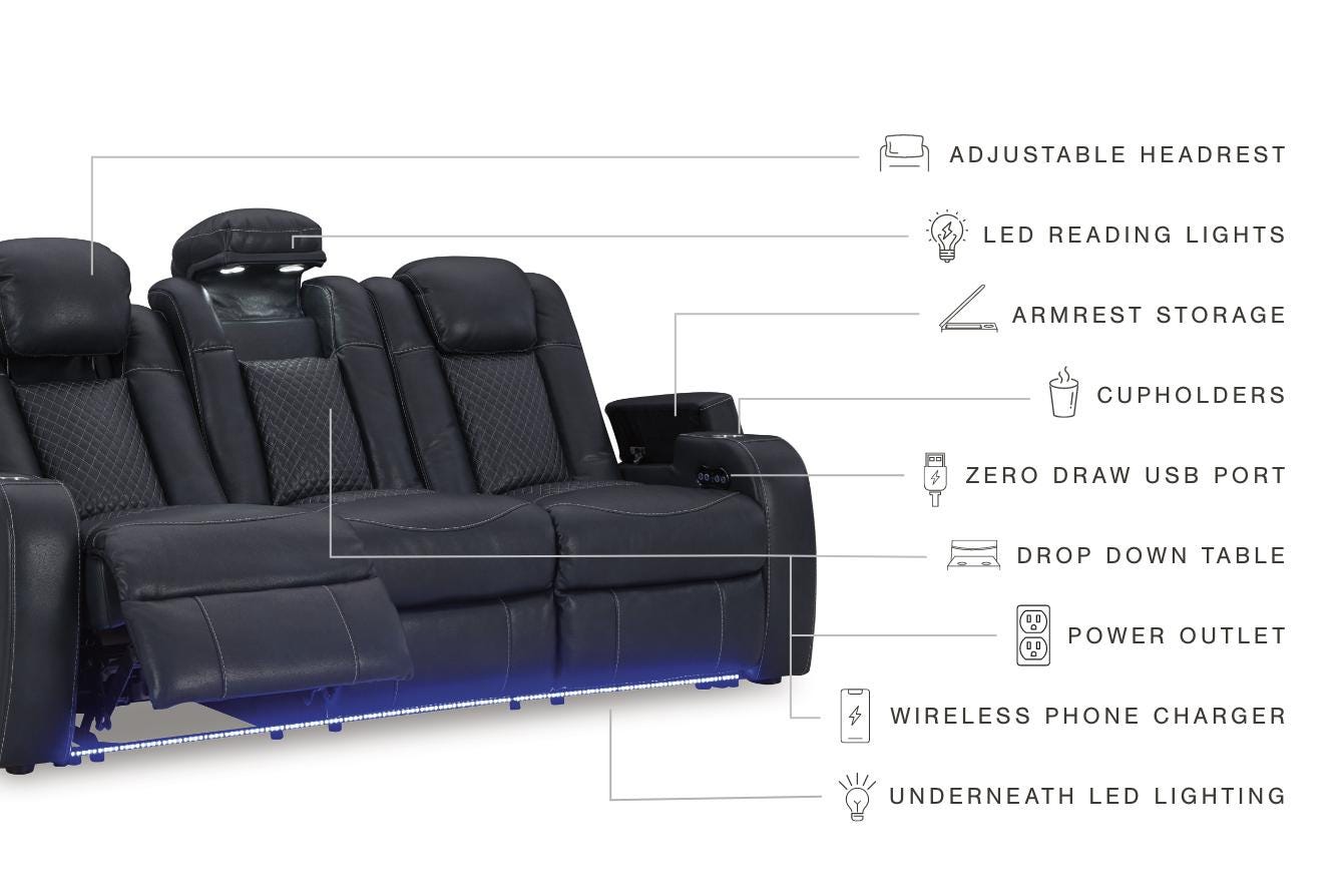 Fyne-Dyme Power Reclining Sofa - image 8