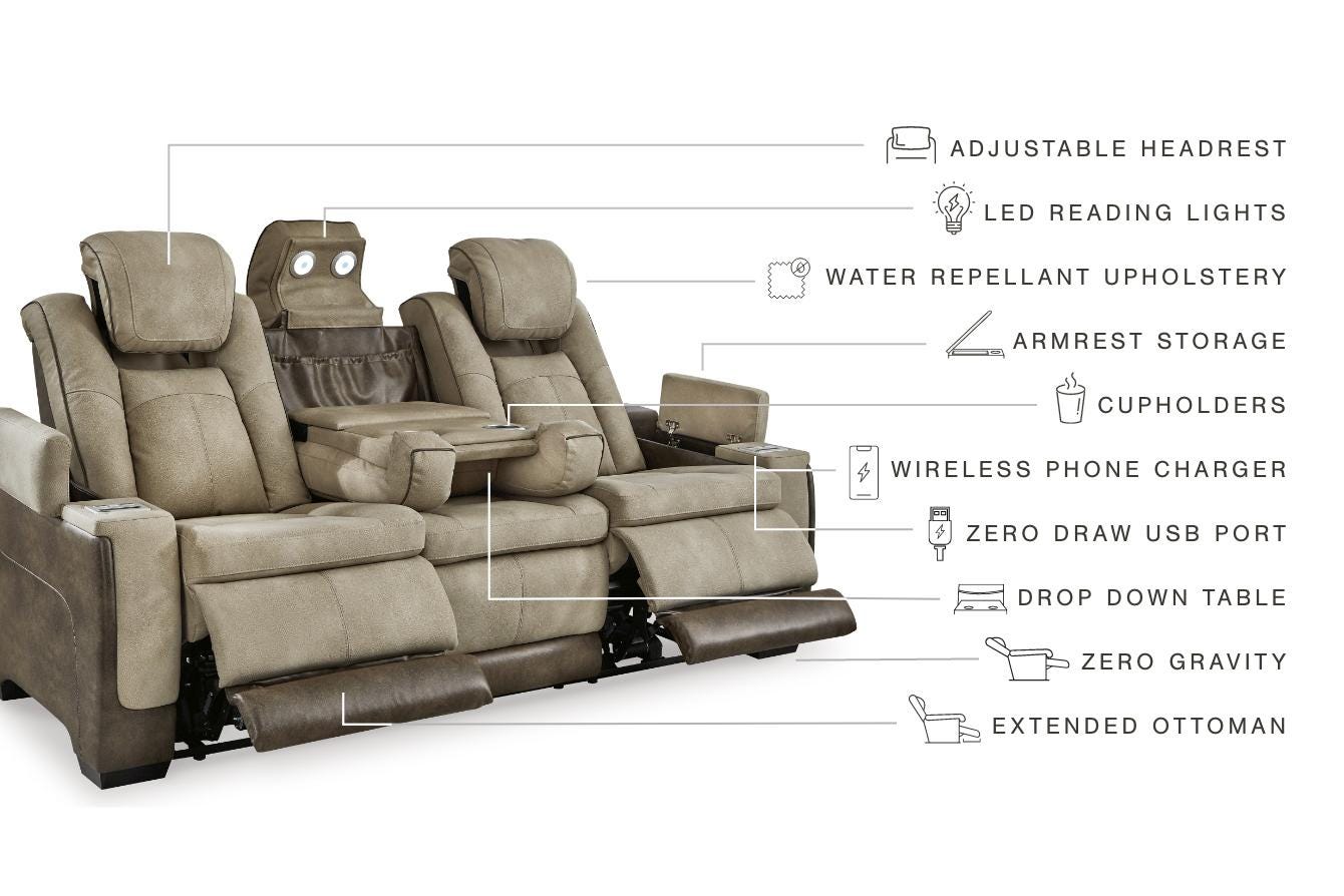Next-Gen DuraPella Power Reclining Sofa - image 7
