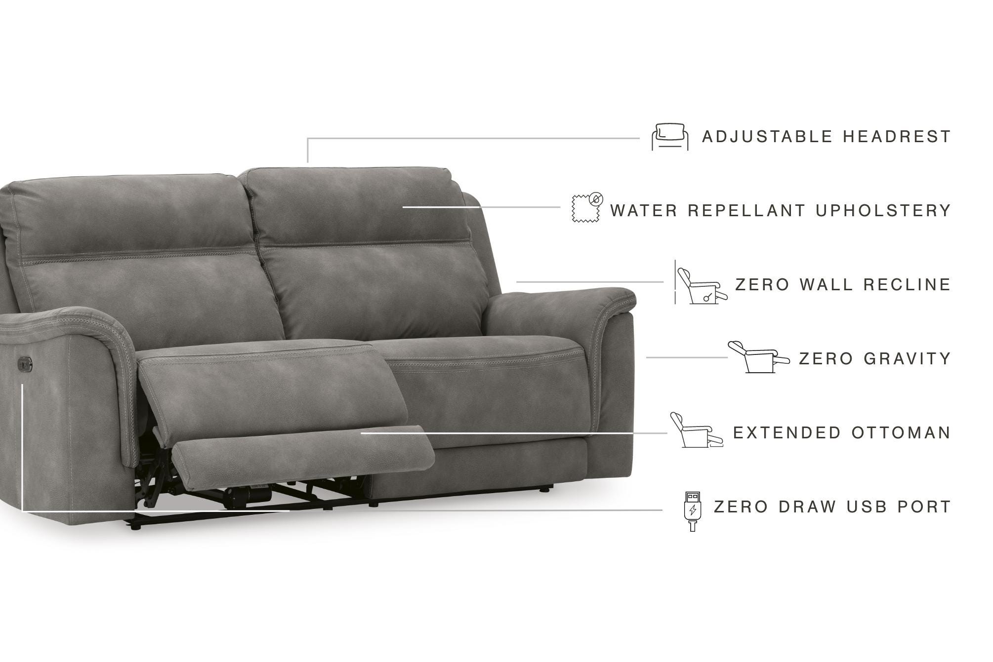 Next-Gen DuraPella Power Reclining Sofa - image 7