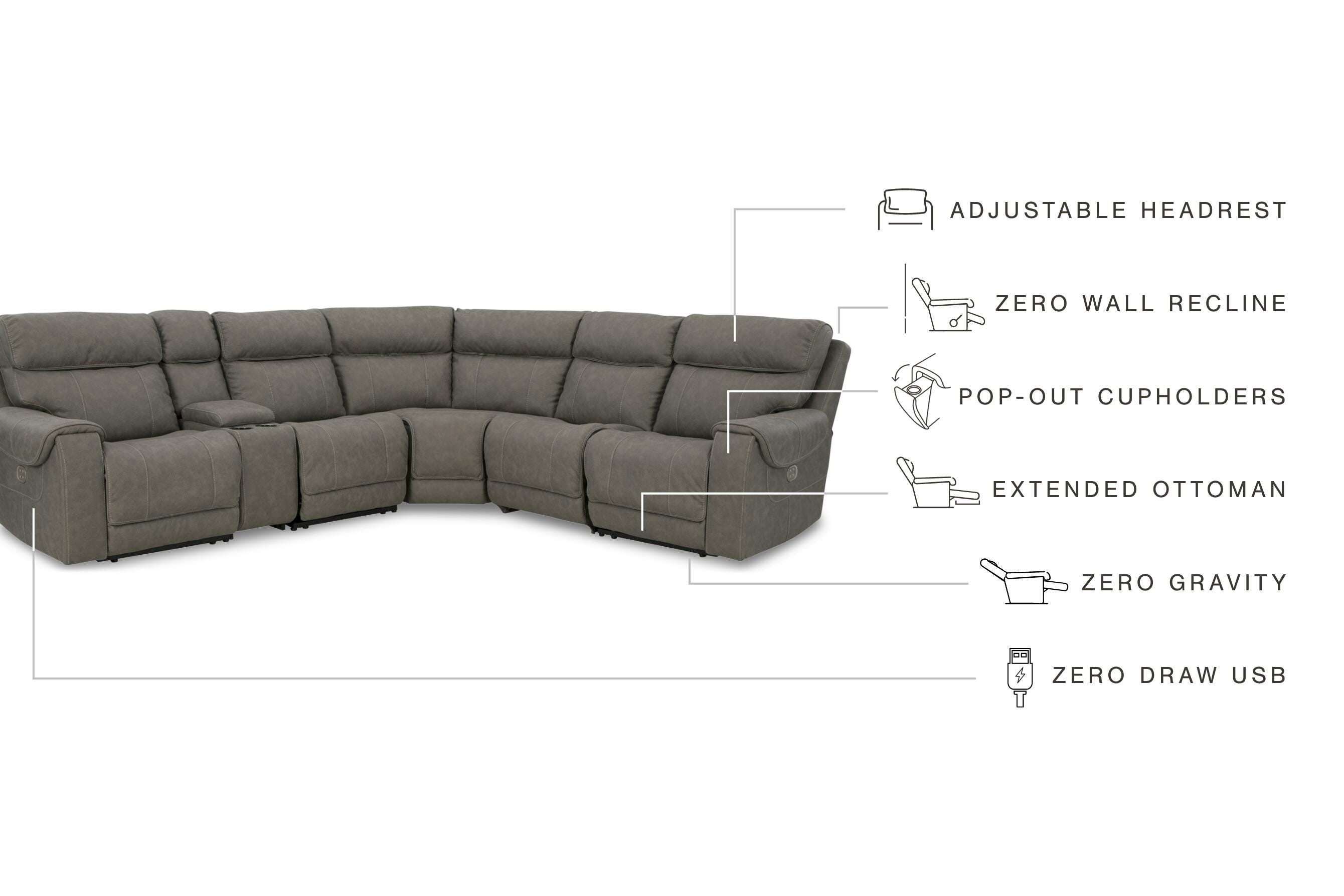 Starbot 7-Piece Power Reclining Sectional - image 3
