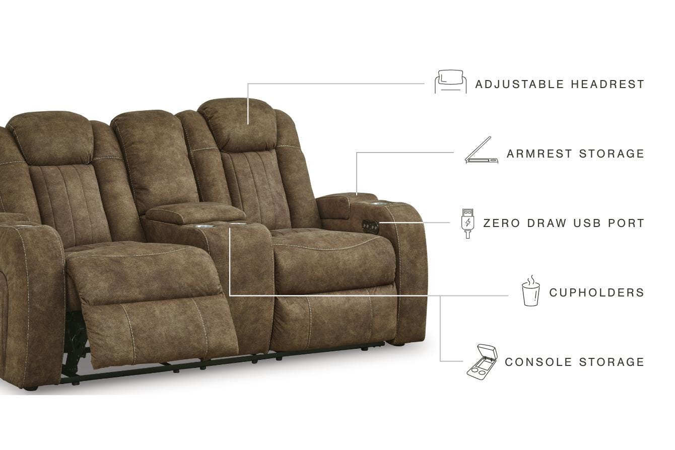 Wolfridge Power Reclining Loveseat - image 6