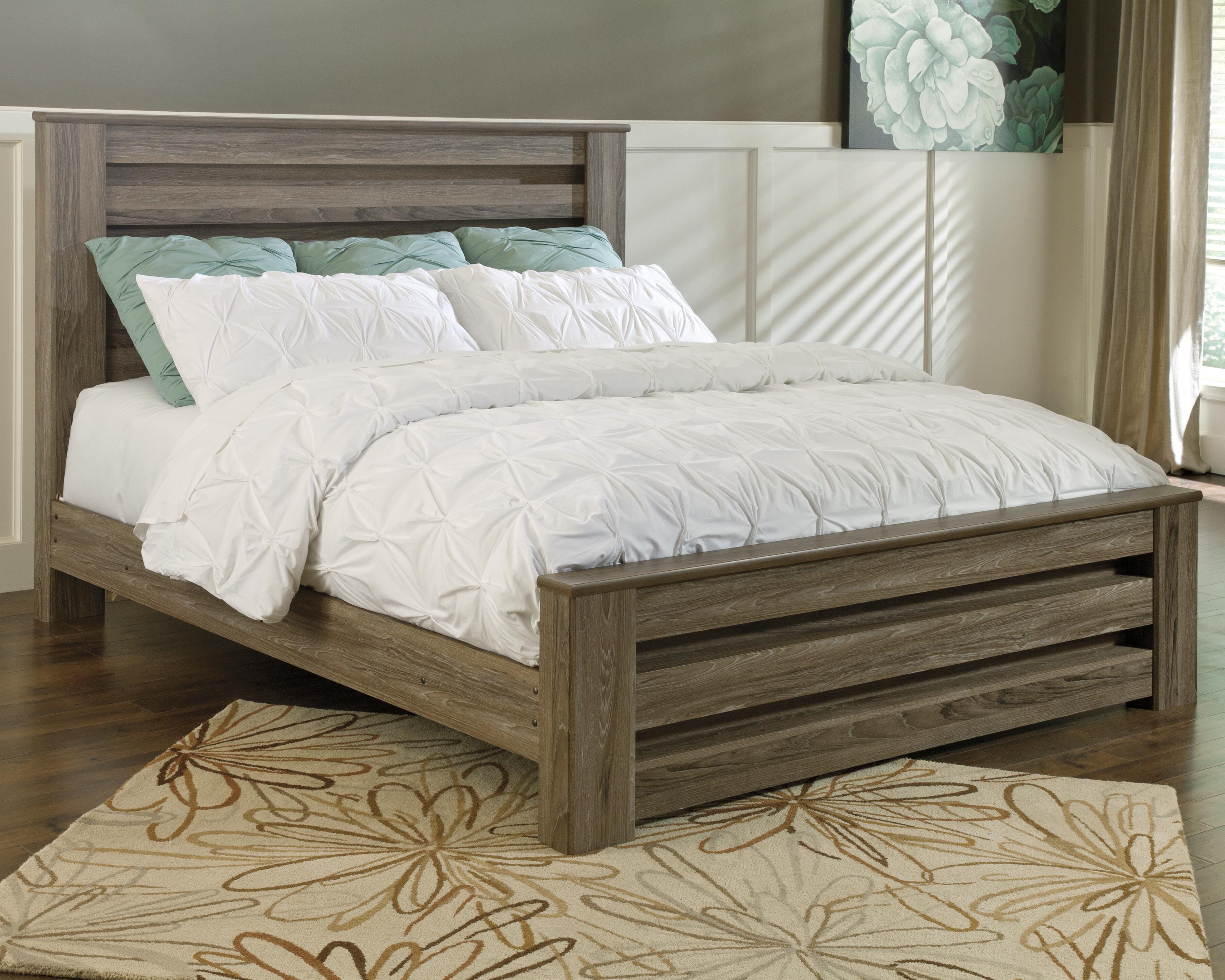 Zelen King Panel Bed | Ashley