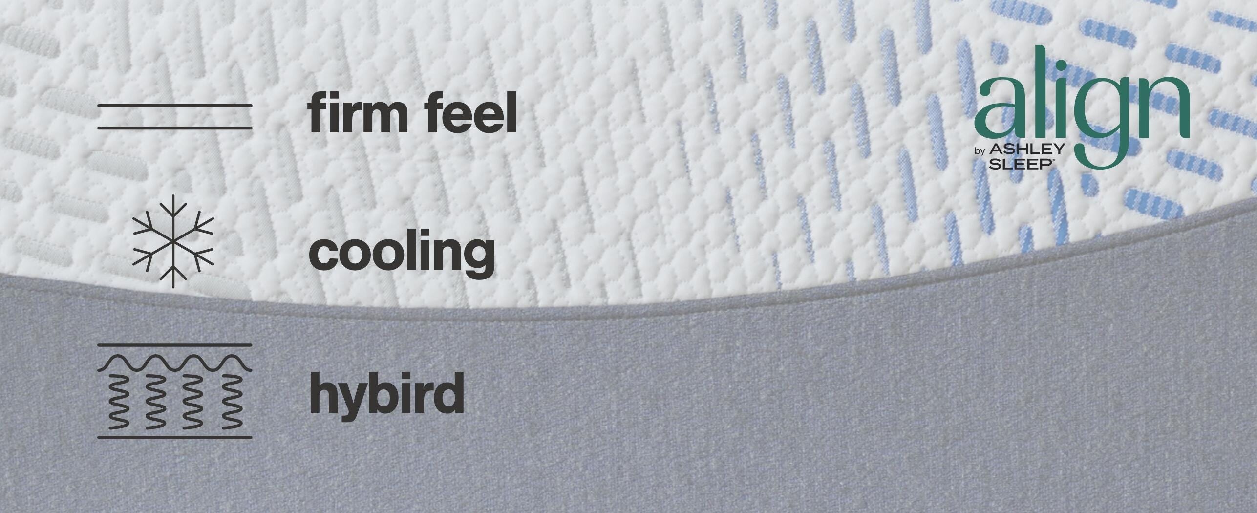 Ashley Sleep Align Firm Gel Memory Foam Hybrid King Mattress