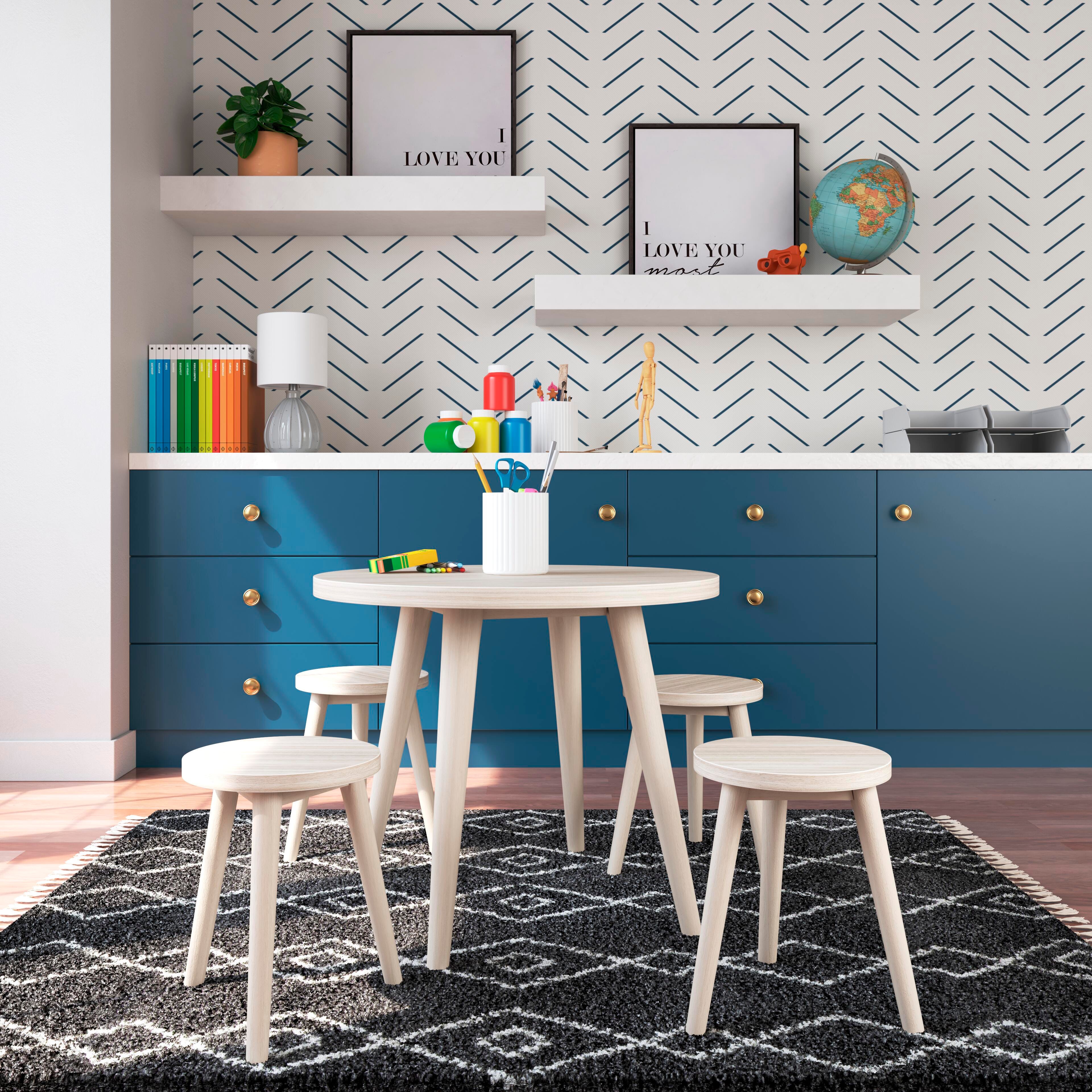 Blariden Table and Chairs (Set of 5), , large