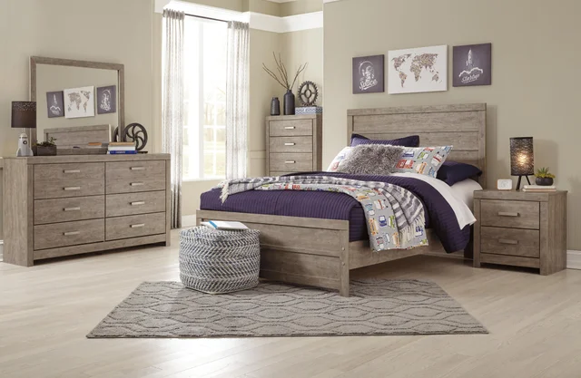 signature design by ashley culverbach dresser The Culverbach Gray Six Drawer Dresser available at Wier Furniture serving Lewistown, MT and surrounding areas