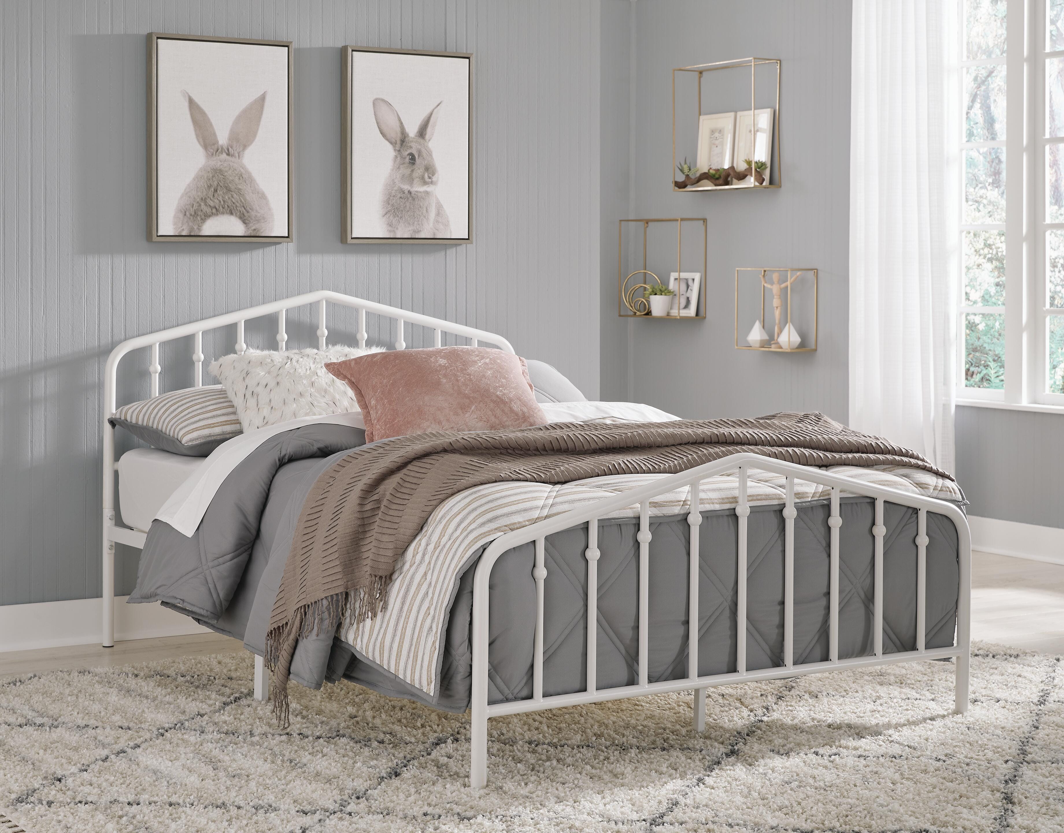 Trentlore Full Metal Bed, , large