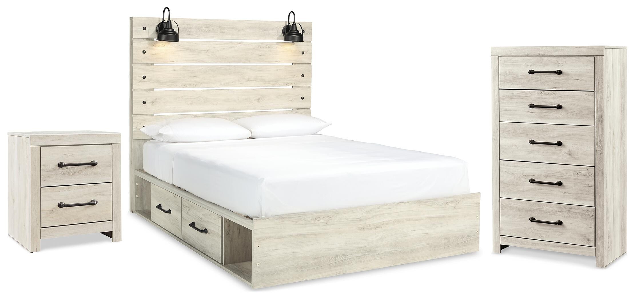 Cambeck Queen Storage Bed, Chest and Nightstand - image 1