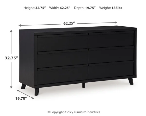 Danziar Black Dresser Danziar Black Dresser