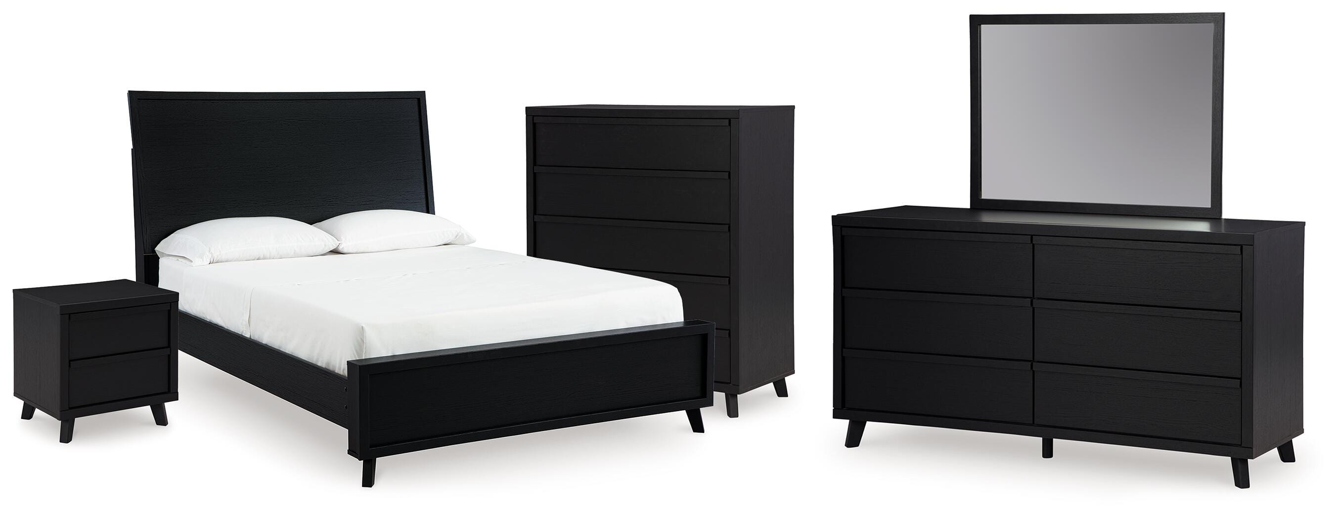 Danziar Queen Bed, Dresser, Mirror, Chest and Nightstand - image 1