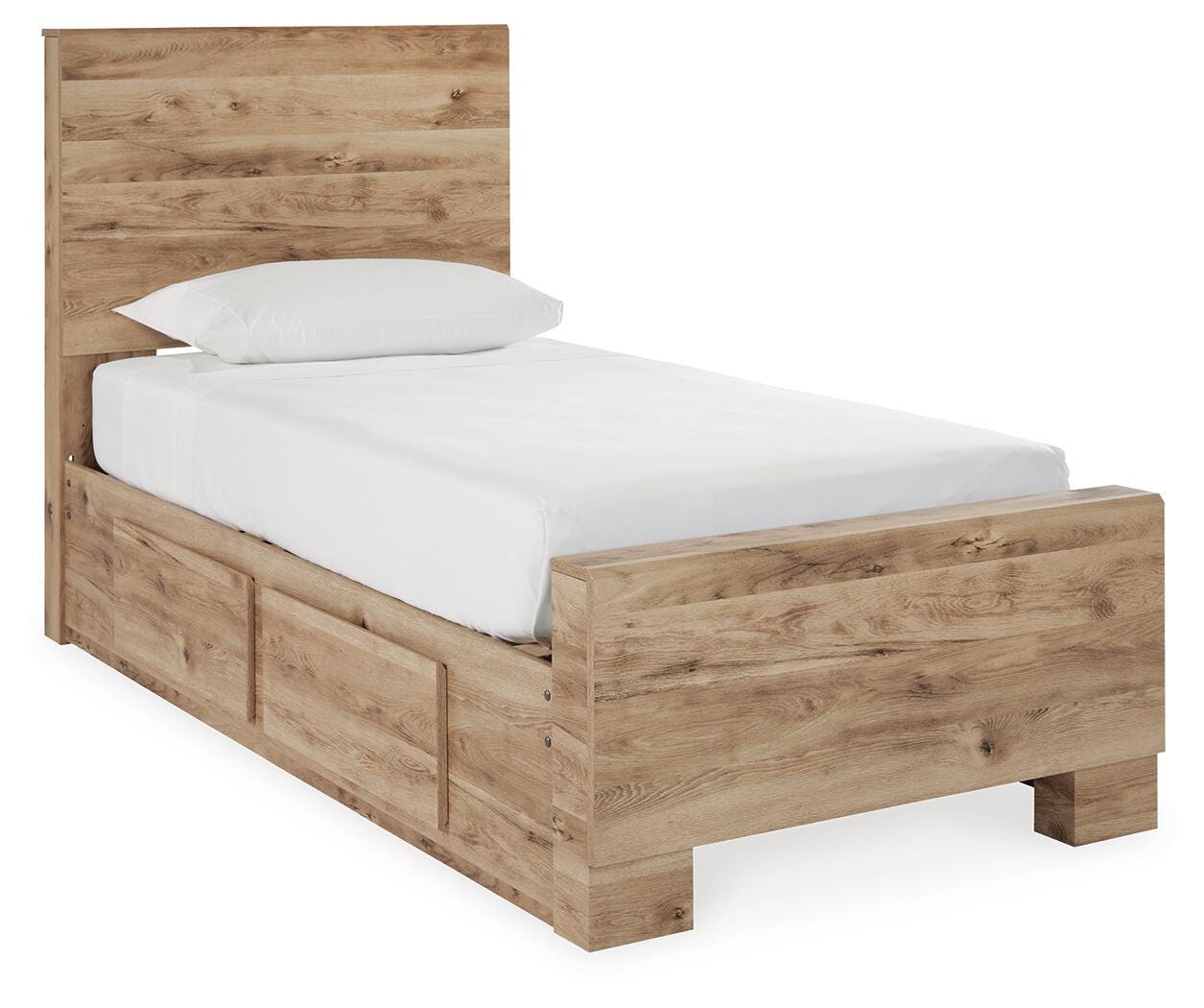 Hyanna Twin Panel Bed with 1 Side Storage - image 2