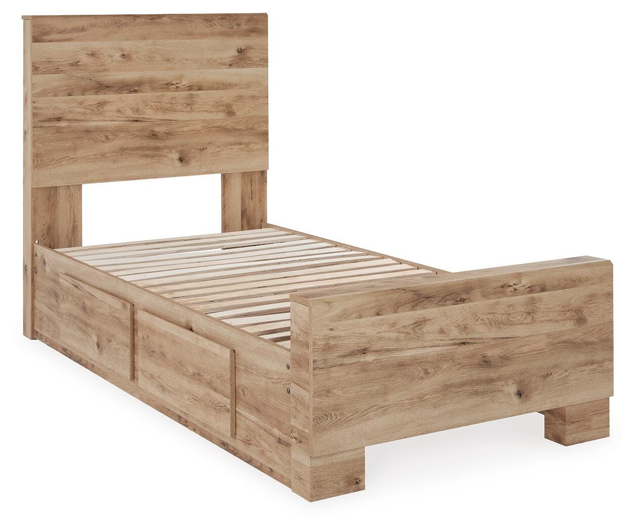 Hyanna Twin Panel Bed with 1 Side Storage - image 3
