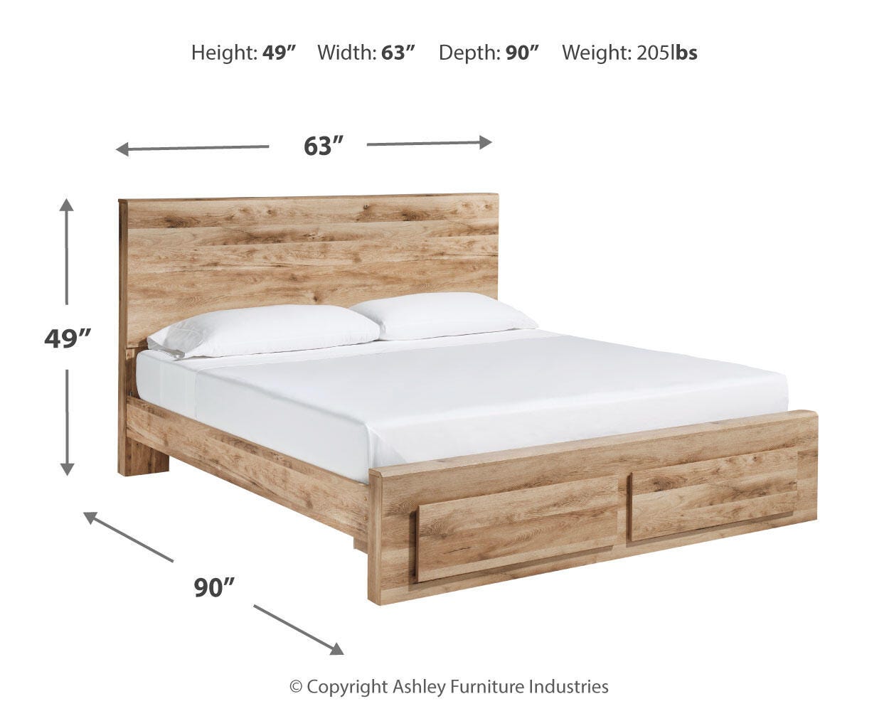 Cama con almacenamiento y cómoda Hyanna Queen Panel - image 10