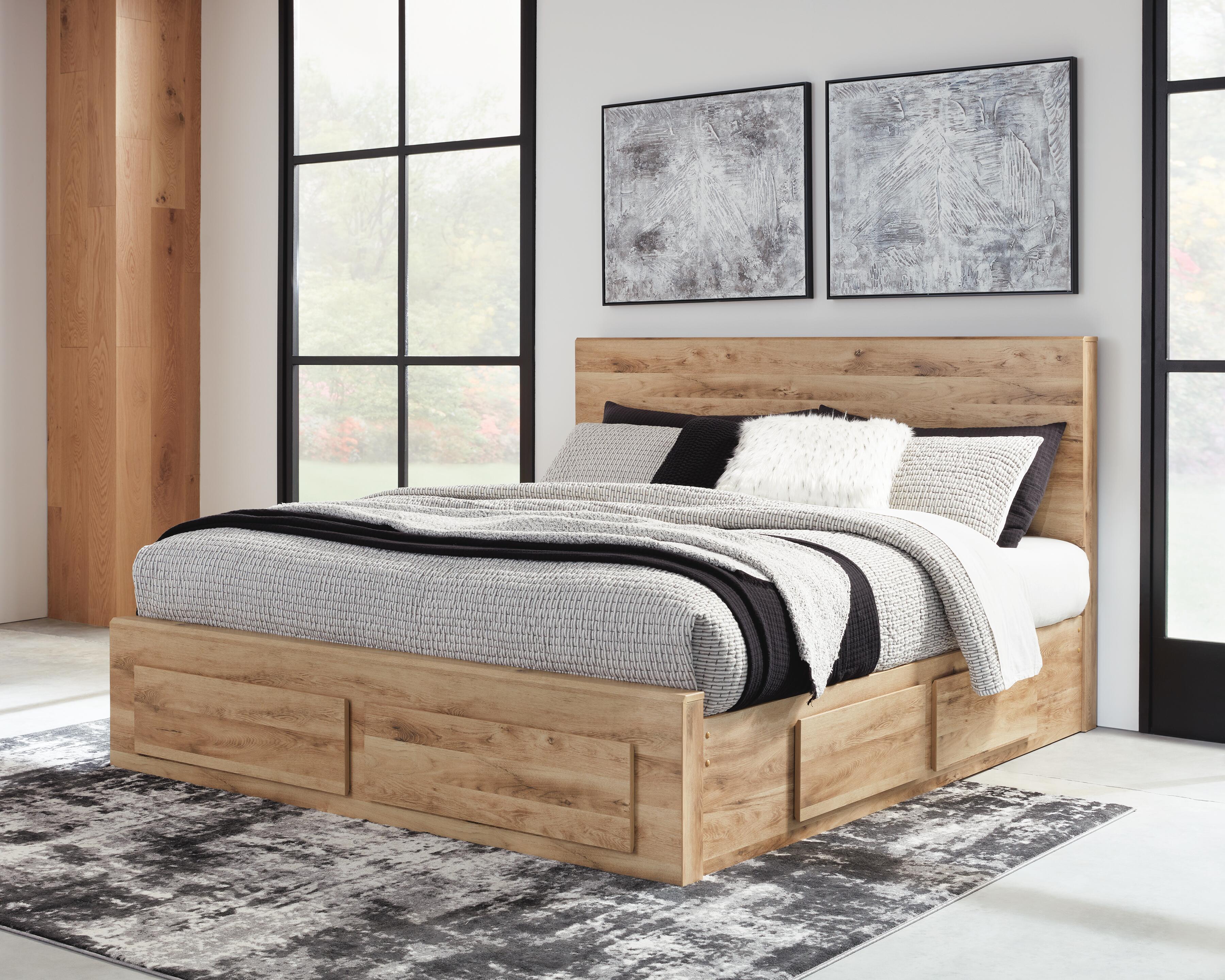 Hyanna Queen Panel Storage Bed with 2 Under Bed Storage Drawer - image 1