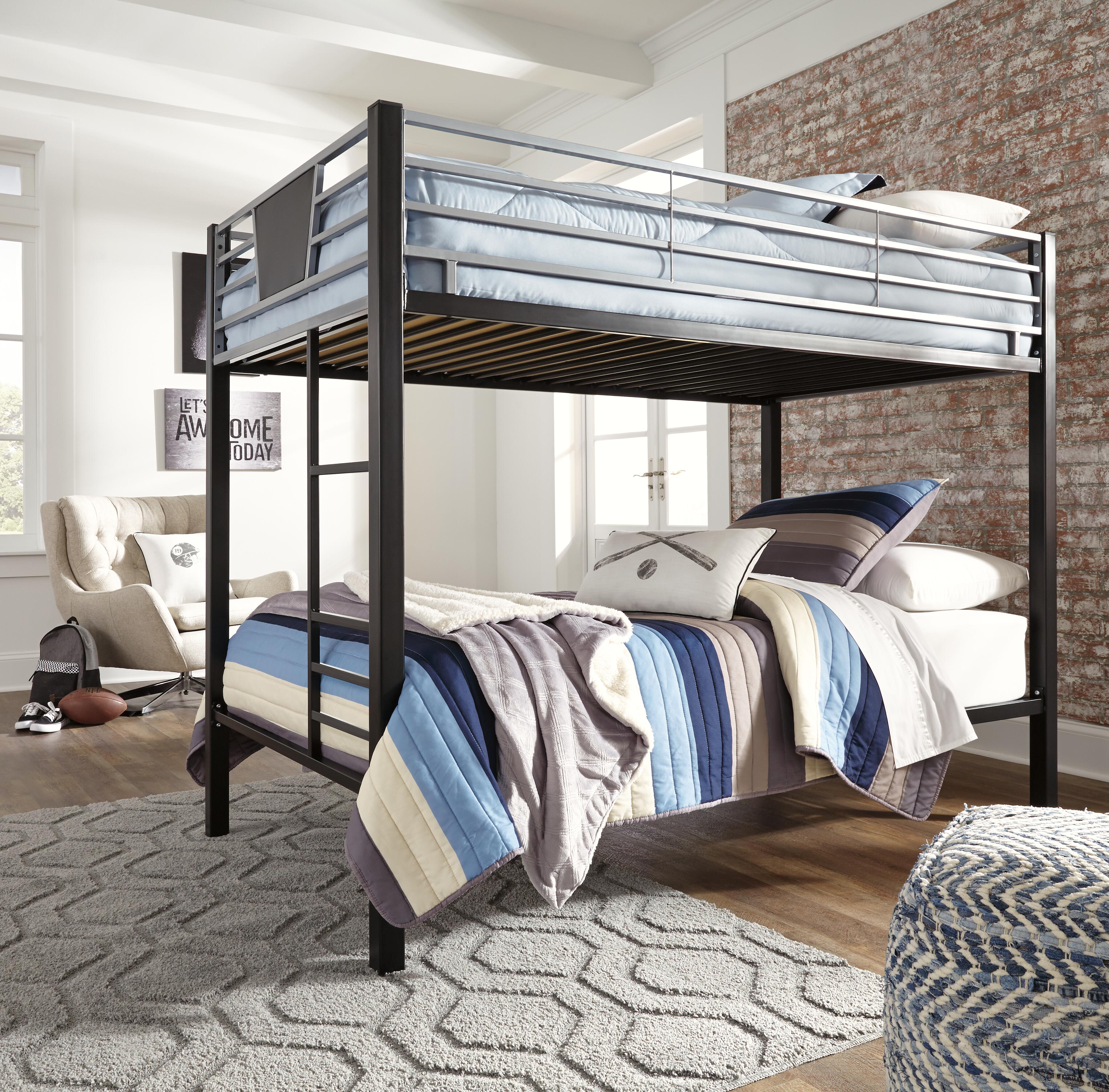 Dinsmore Twin over Twin Bunk Bed with Ladder - image 4