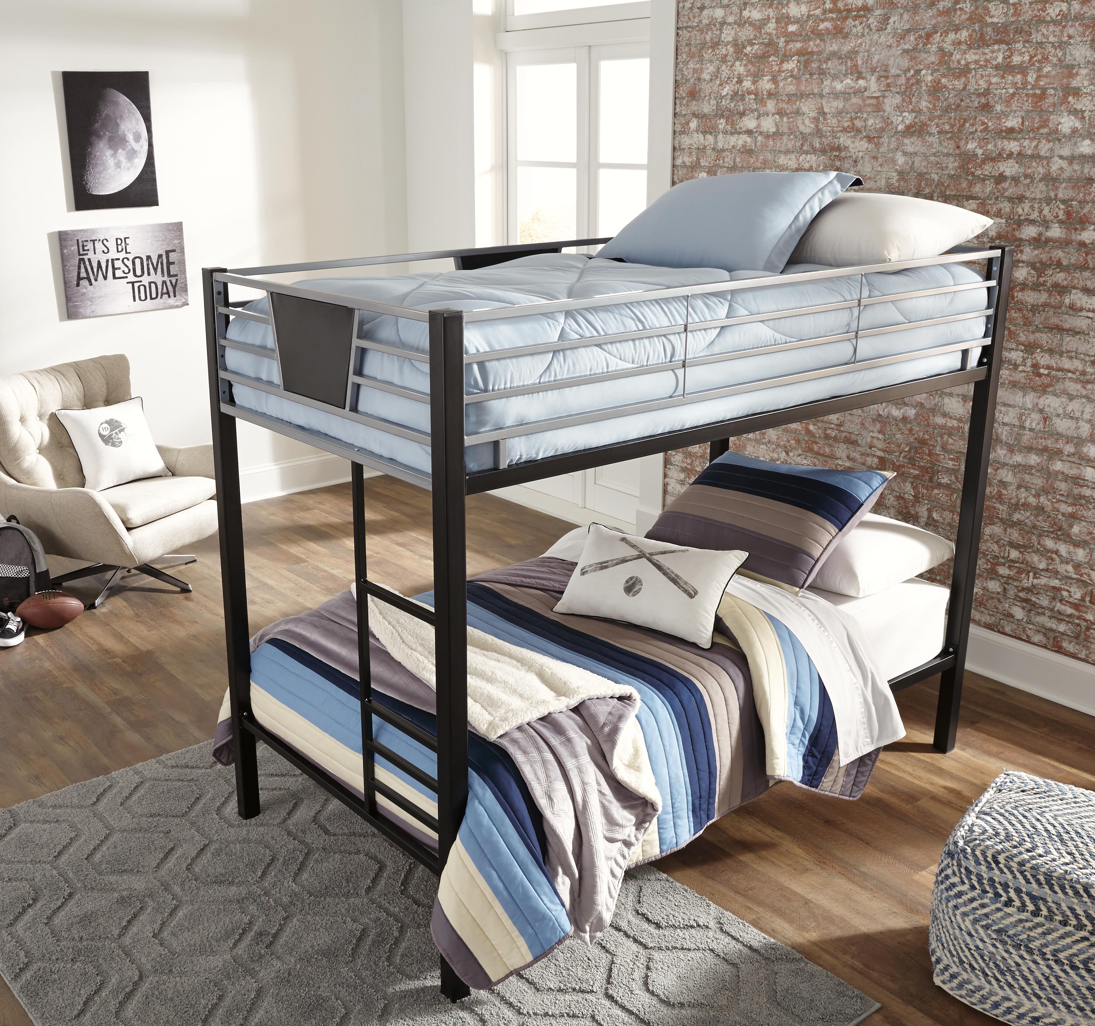 Dinsmore Twin over Twin Bunk Bed with Ladder - image 5