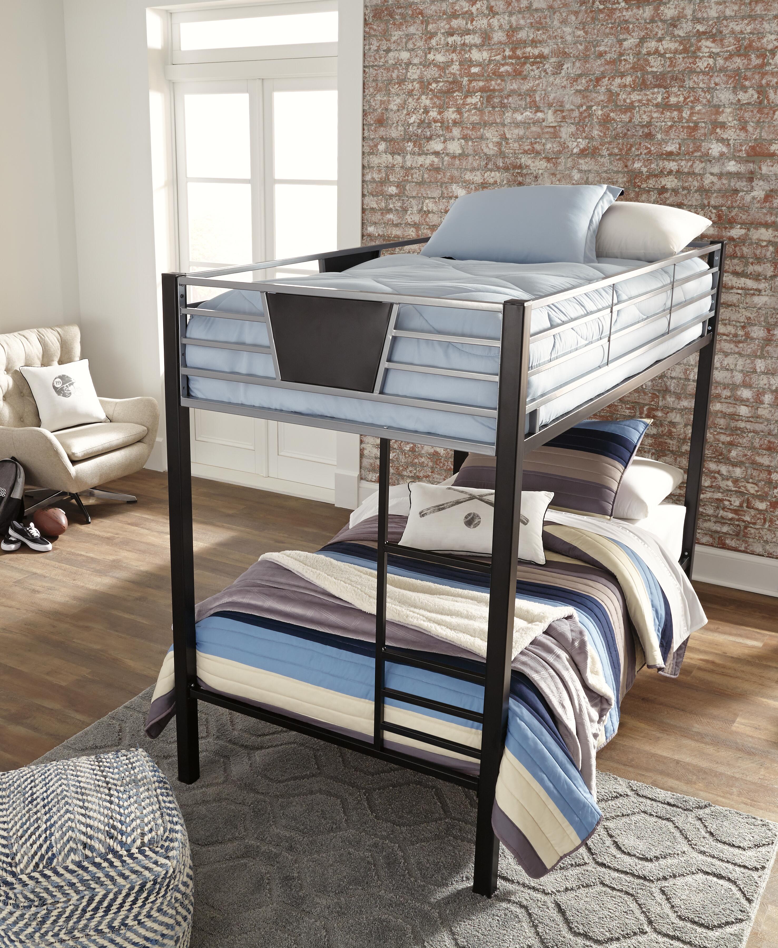 Dinsmore Twin over Twin Bunk Bed with Ladder - image 6