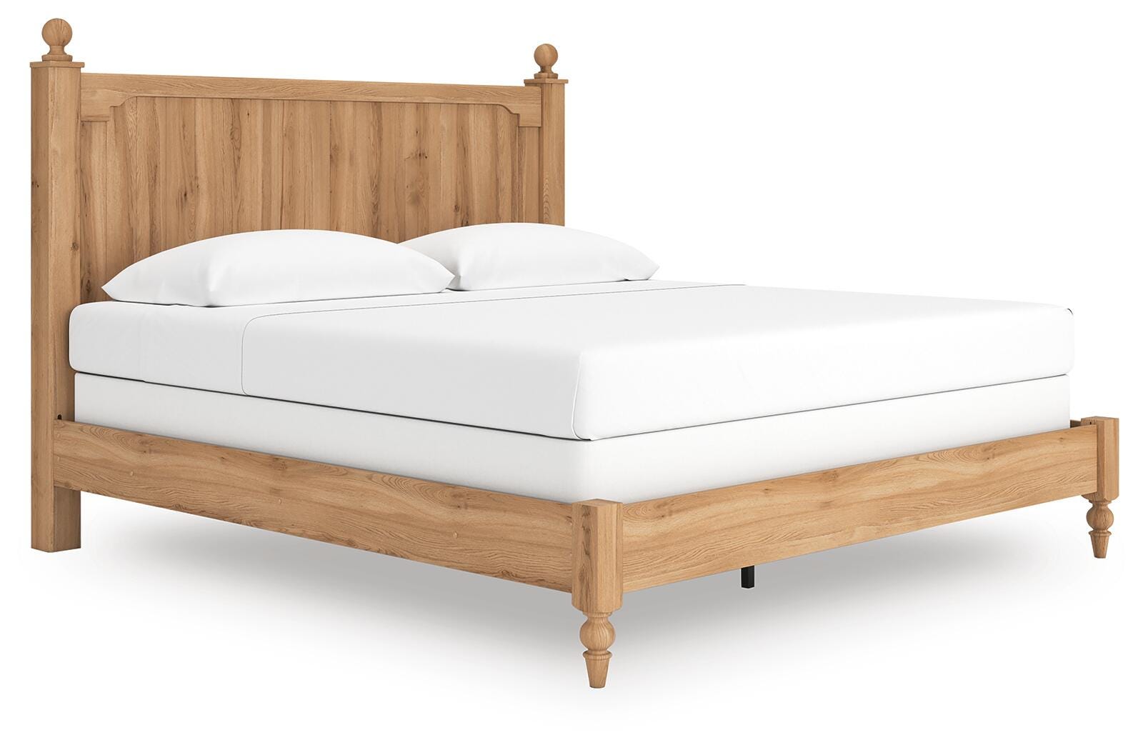 Galletyn King Panel Bed, Warm Brown, large