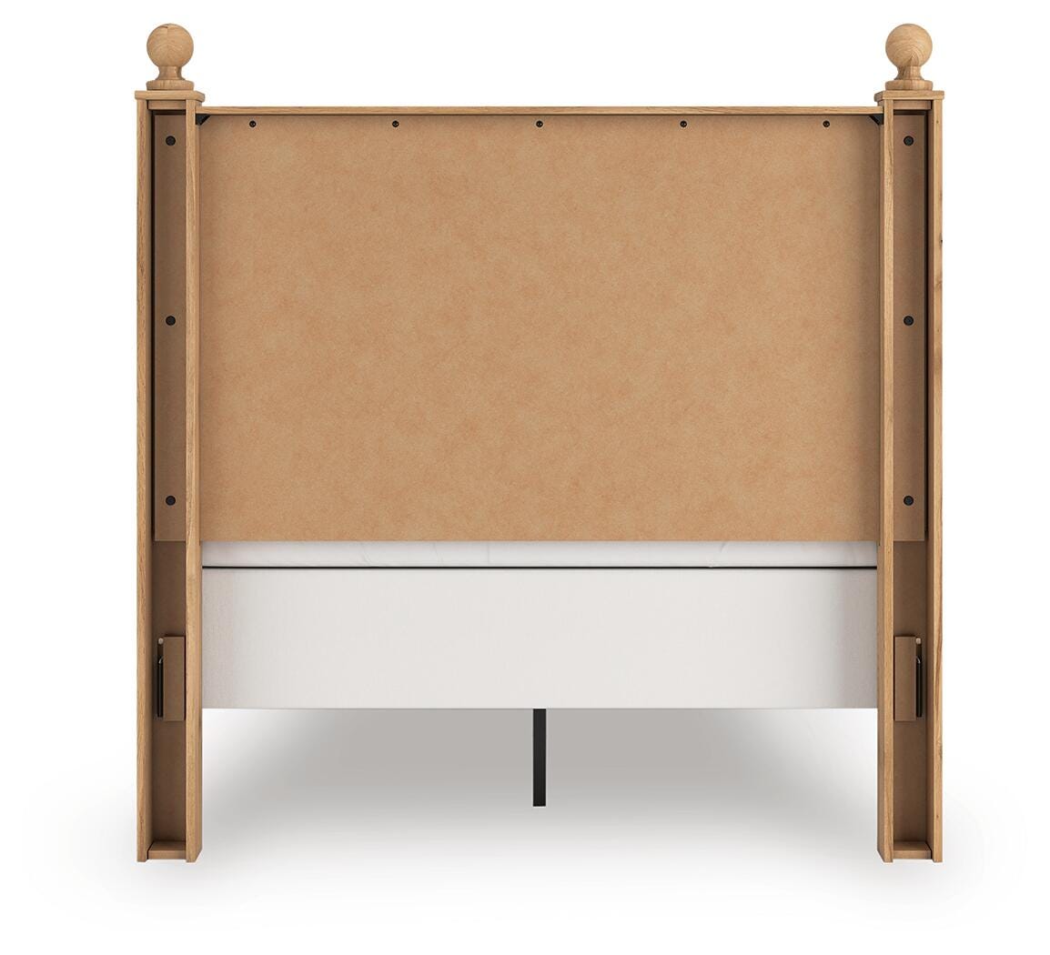 Galletyn Full Panel Bed, Warm Brown, large