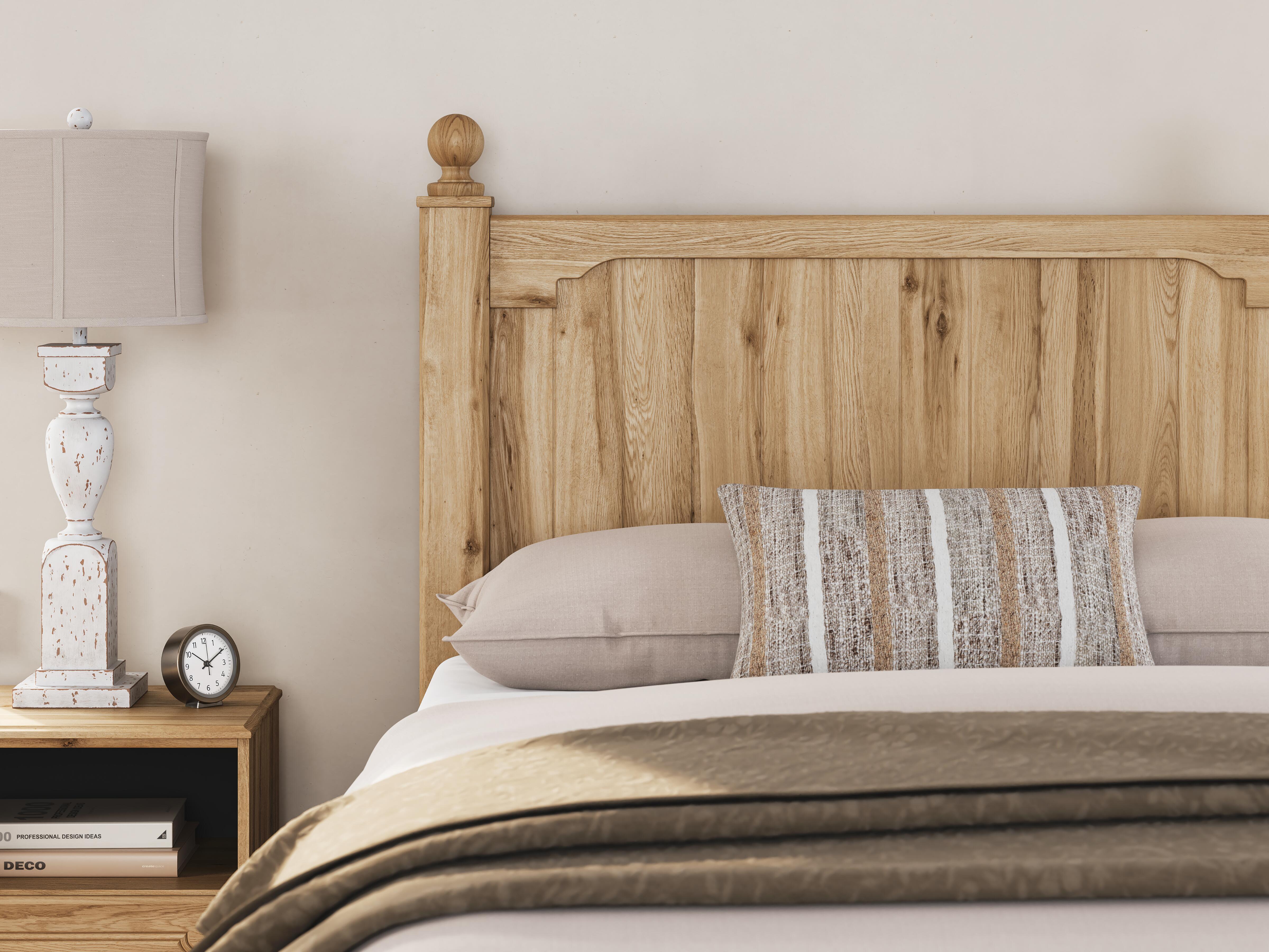 Galletyn Full Panel Bed with Dresser, Warm Brown, large
