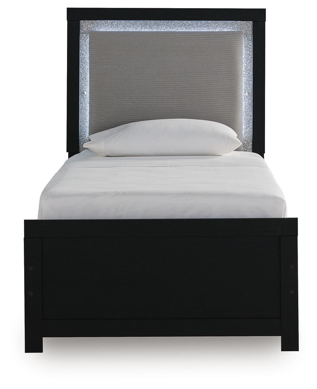 Raechalla Twin Upholstered Panel Bed - image 3