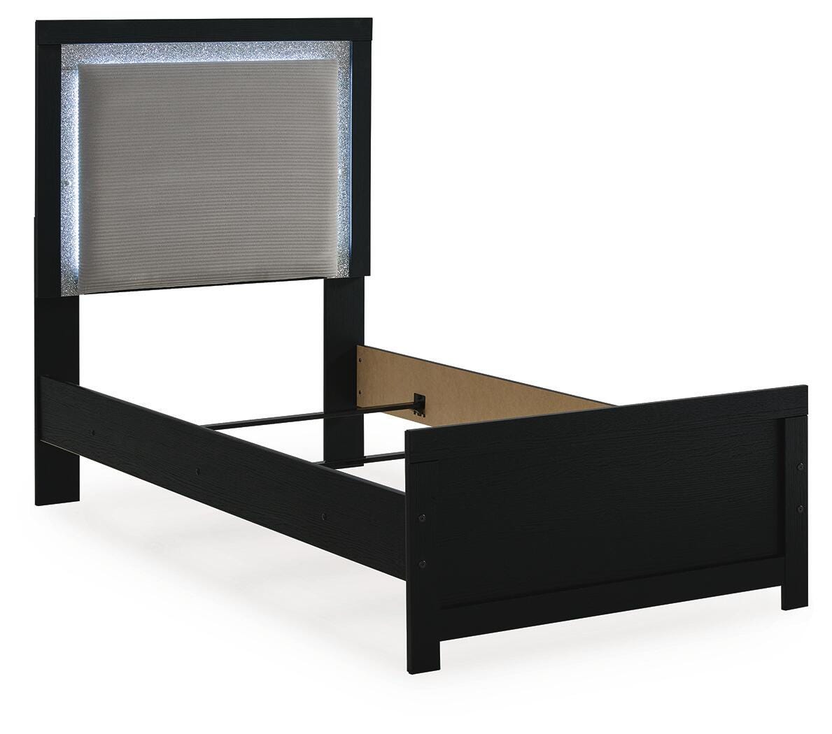 Raechalla Twin Upholstered Panel Bed - image 4