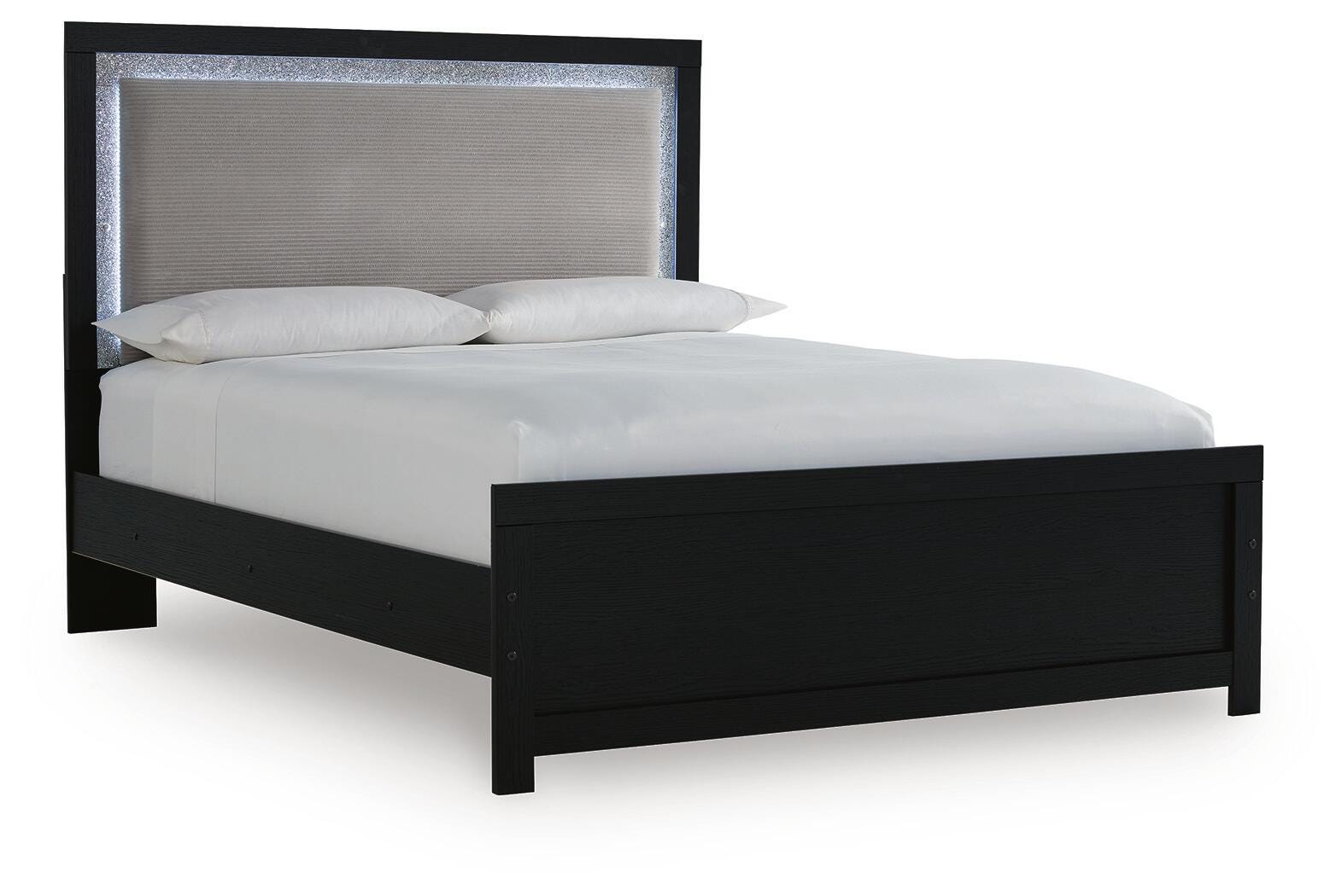 Raechalla Queen Upholstered Panel Bed - image 2