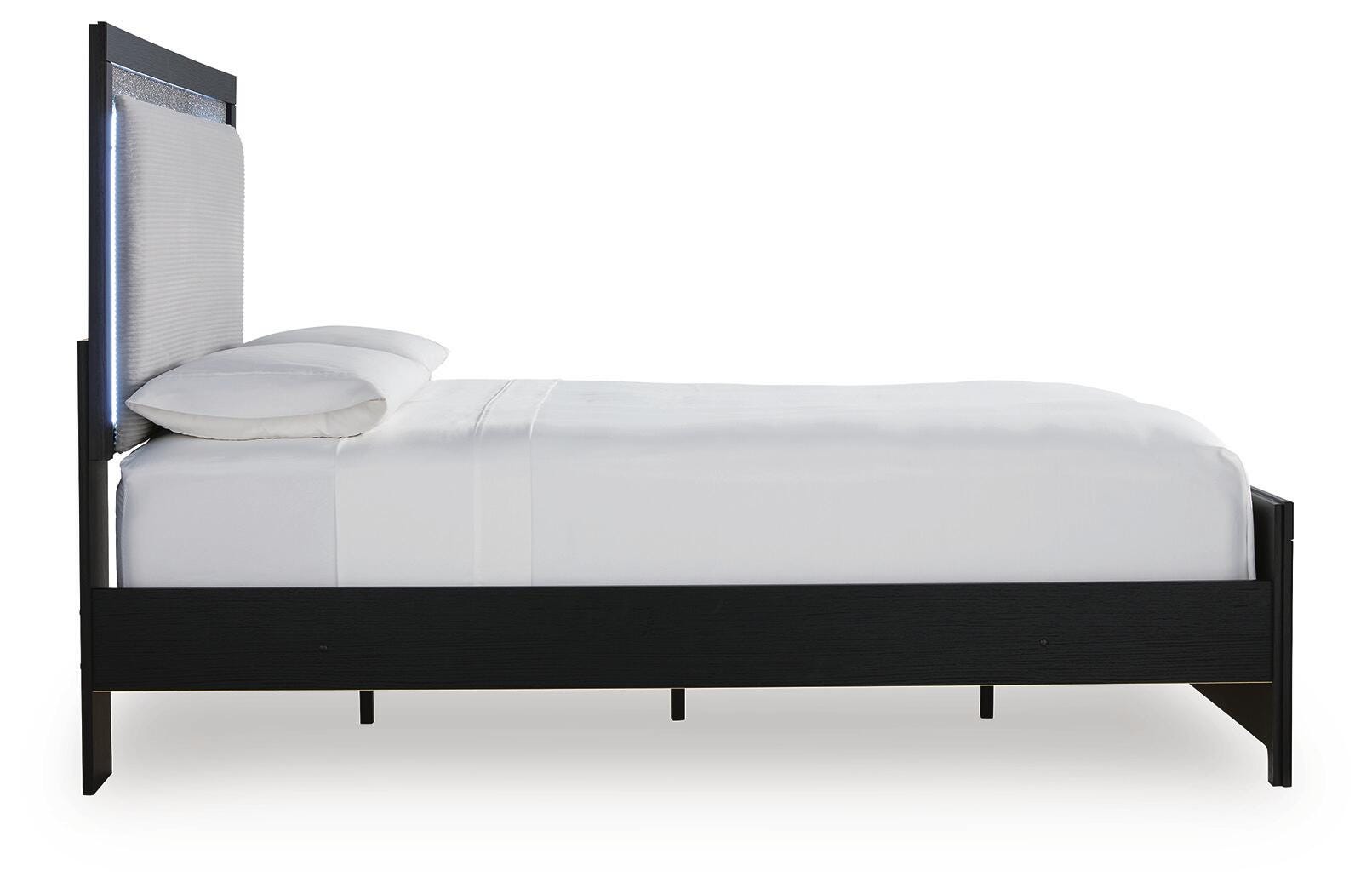 Raechalla Queen Upholstered Panel Bed - image 5