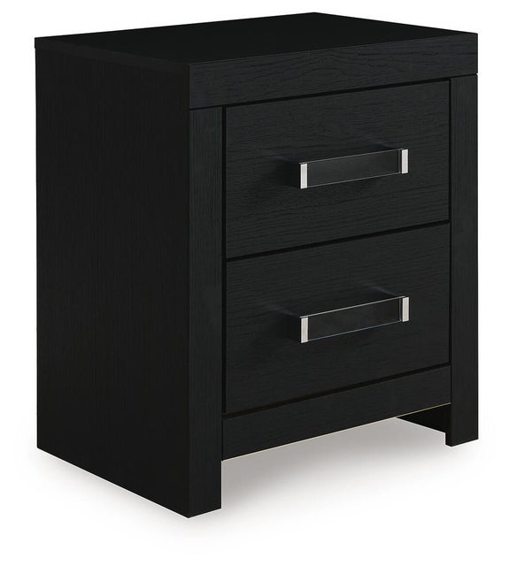 Raechalla Nightstand, Black