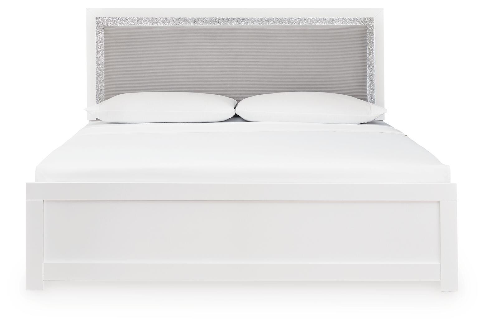 Raechalla King Upholstered Panel Bed - image 4