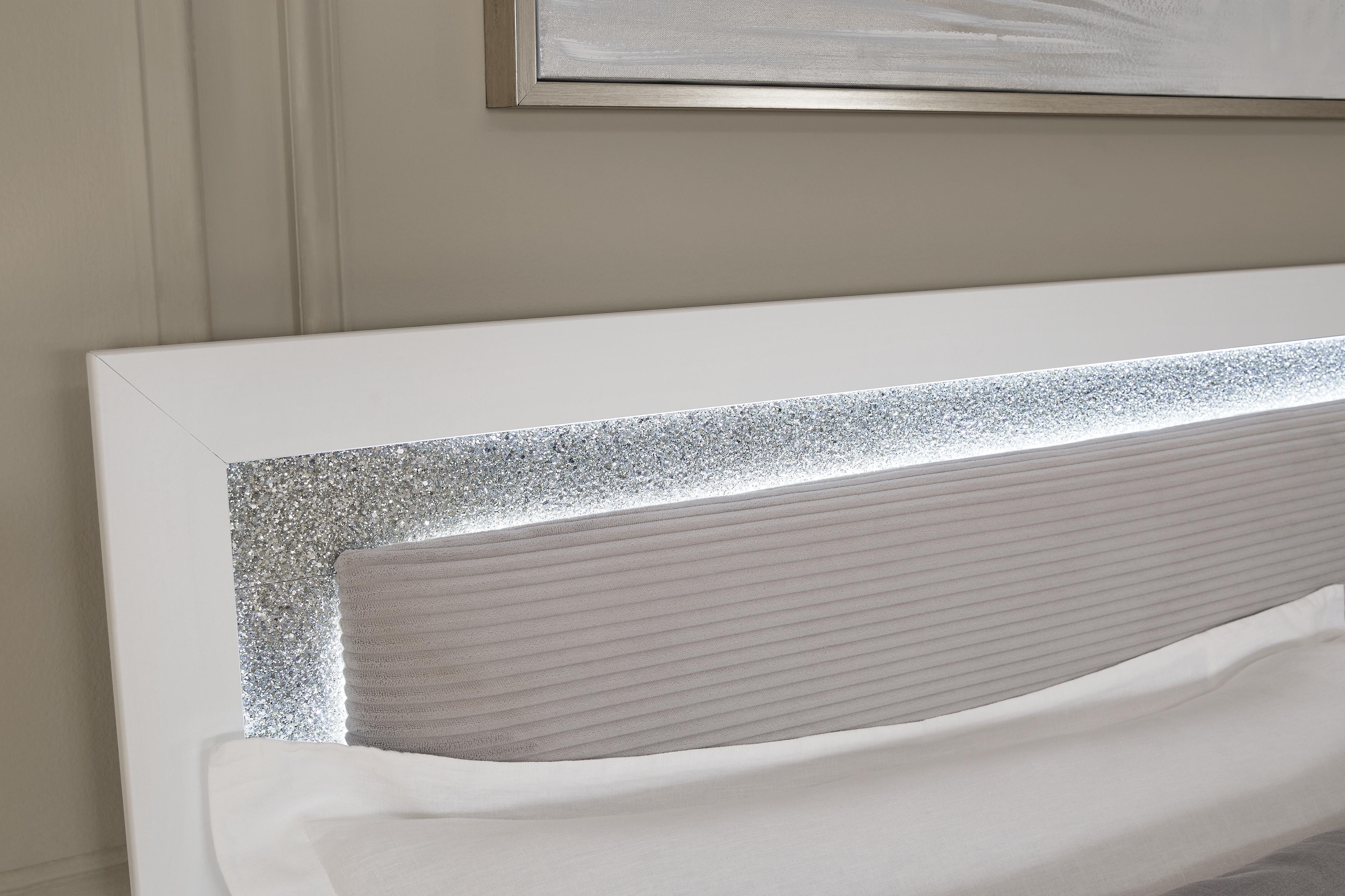 Raechalla King Upholstered Panel Bed - image 6