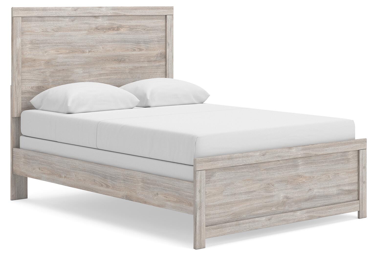 Jonnifer Full Panel Bed, Gray, large