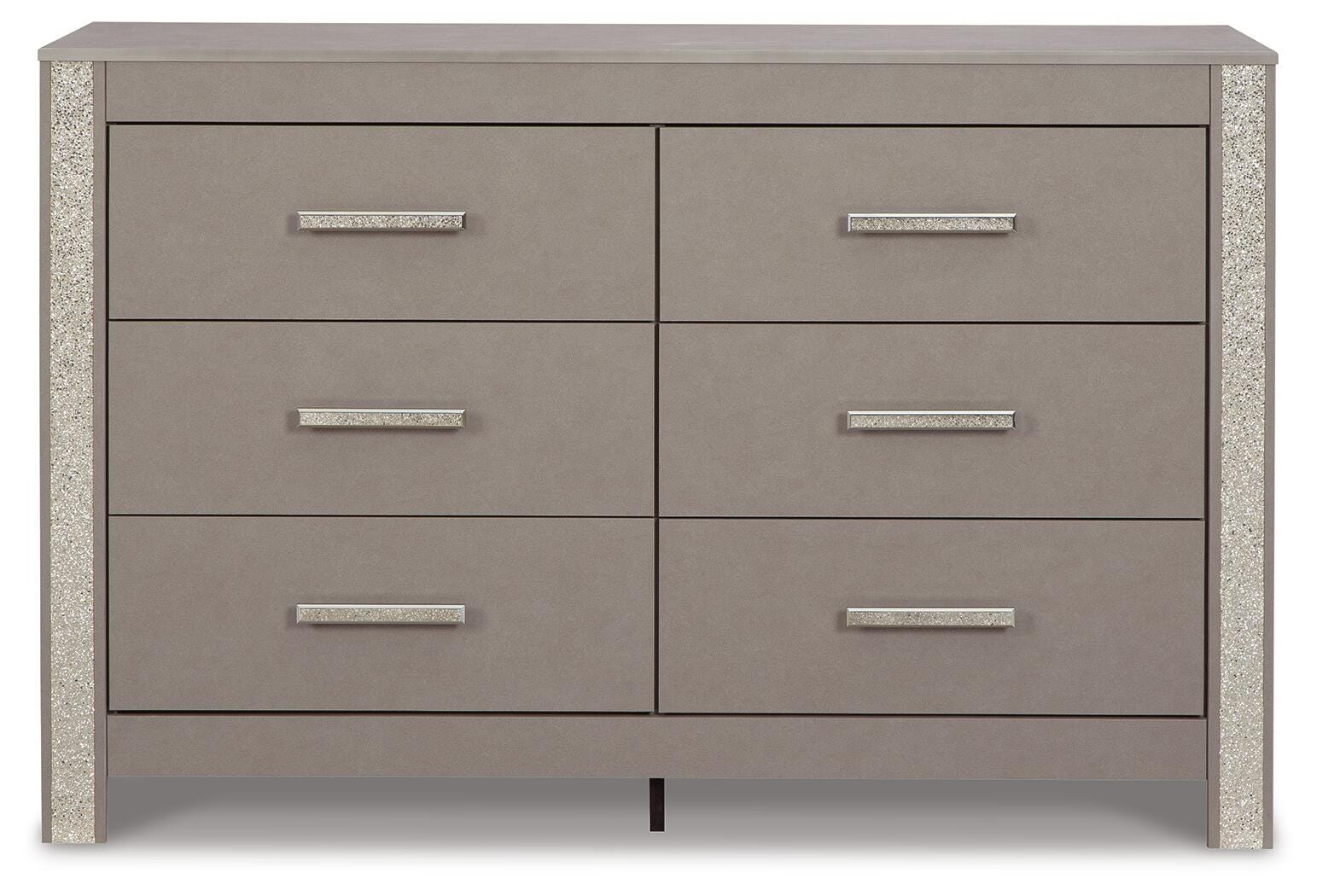 signature design by ashley culverbach gray dresser Ashley Culverbach 6 Drawer Dresser in Driftwood Gray
