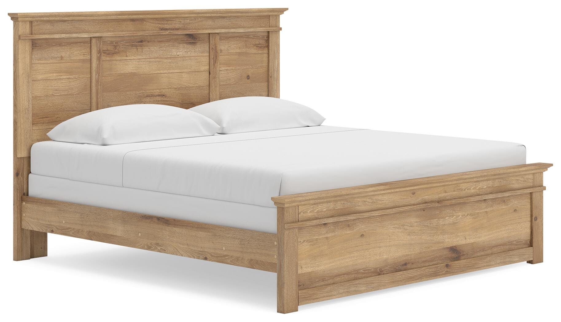 Fenderport King Panel Bed, Tan, large
